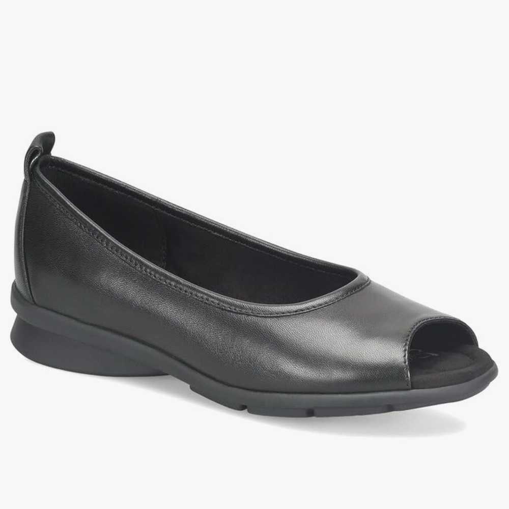 Comfortiva Leather Peep Toe Womens 9